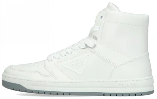 (Women) Prada Leather High-Top Logo Sneakers 'White Fashion' 1T791M_3LJ6_F097W (Women) Prada Leather High-Top Logo Sneakers 'White Fashion' 1T791M_3LJ6_F097W