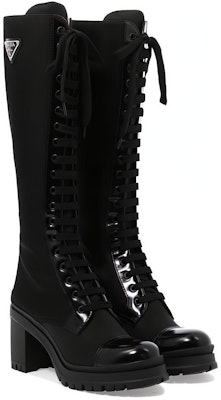 (Women) Prada Leather High-Top Sneaker 'Black' 1W934M_3LFU_F0002 Shop (Women) Prada Leather High-Top Sneaker 'Black' 1W934M_3LFU_F0002