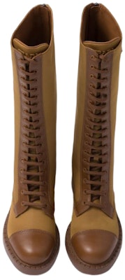 (W) Botas Altas de Cuero Prada 'Correa con Logo Marrón' 1W906M_3LLB_F0005_F_D050 Lookbook (W) Botas Altas de Cuero Prada 'Correa con Logo Marrón' 1W906M_3LLB_F0005_F_D050