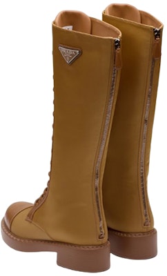 (W) Botas Altas de Cuero Prada 'Correa con Logo Marrón' 1W906M_3LLB_F0005_F_D050 Shop (W) Botas Altas de Cuero Prada 'Correa con Logo Marrón' 1W906M_3LLB_F0005_F_D050