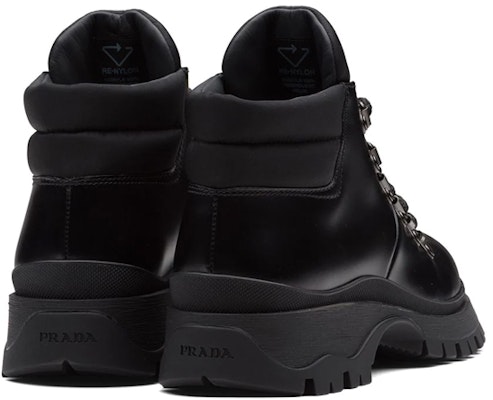 (Women) Prada Leather Lace-Up Boots 'Black Comfort' 1T709M_3LFR_F0002_F_030 Shop (Women) Prada Leather Lace-Up Boots 'Black Comfort' 1T709M_3LFR_F0002_F_030