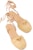 (W) Prada Kulit Lace-Up Hujung Bulat 'Beige' 1X139N_70N_F0018_F_005