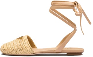 (Women) Prada Leather Lace-Up Round Toe 'Beige' 1X139N_70N_F0018_F_005 (Women) Prada Leather Lace-Up Round Toe 'Beige' 1X139N_70N_F0018_F_005