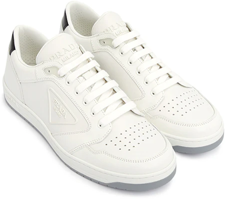 (W) 普拉达街区白色皮革运动鞋 1E790M_3LJ6_F097W_F_030 Lookbook (W) 普拉达街区白色皮革运动鞋 1E790M_3LJ6_F097W_F_030