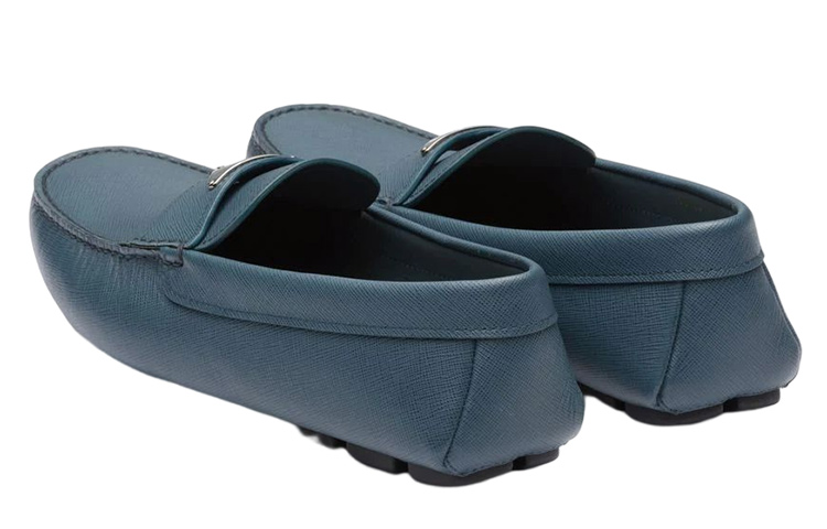 (W) Prada Leather Loafer 'Blue Fashion Slip-On' 圖 5