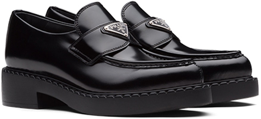 (W) プラダ ブラッシュドレザー モノリスローファー (ブラック) 1D673M_050_F0002 Lookbook (W) プラダ ブラッシュドレザー モノリスローファー (ブラック) 1D673M_050_F0002