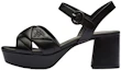 Buy (W) Prada Leren Logo Blokhak Sandalen met Gesp ''Zwart'' 1XP43B_038_F0002_F_065