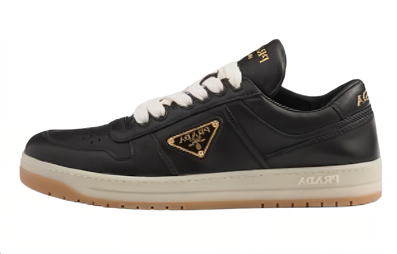 (Women) Prada Leather Low-Top 'Trendy Comfort Black' 1E792M_038_F0632_F_B030