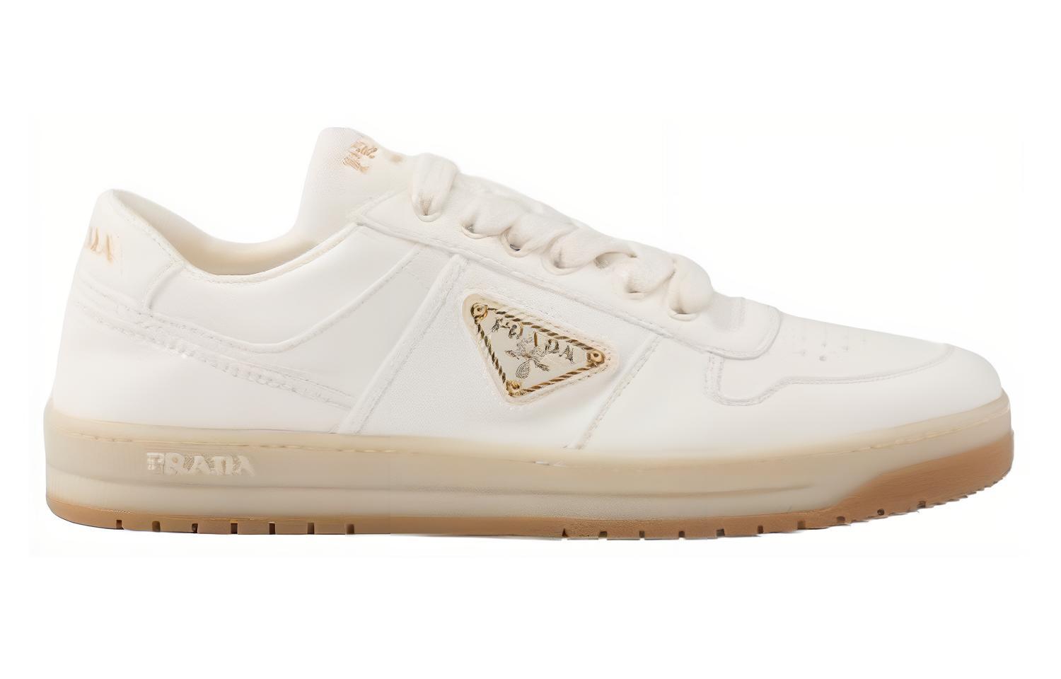 (W) Prada Leather Low-Top Sneaker 'Ivory' 圖 2