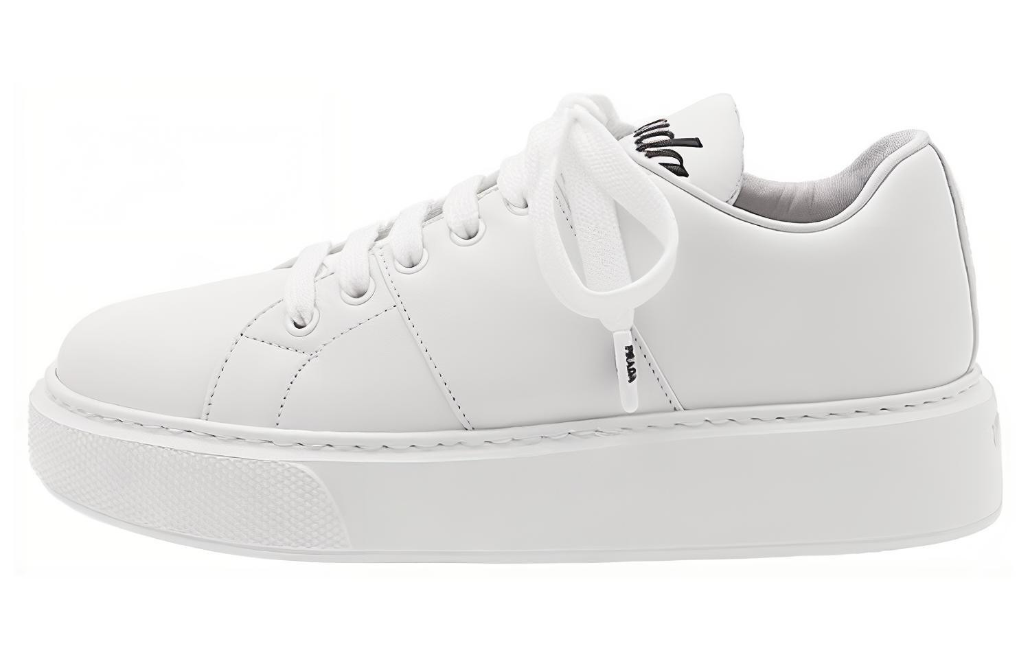 Buy (Women) Prada Leather Low Top 'Fashion Casual White' 1E368L-3KWG-F0009