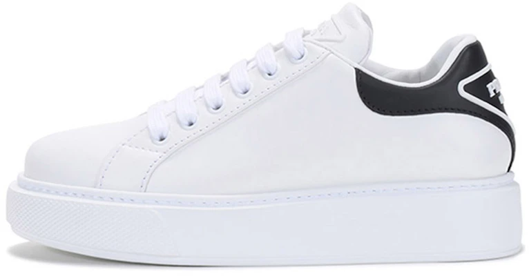 (W) Prada Leren Lage Sneakers ''Wit Zwarte Achterkant'' 1E452M_3AVF_F0964_F_045 Buy (W) Prada Leren Lage Sneakers ''Wit Zwarte Achterkant'' 1E452M_3AVF_F0964_F_045