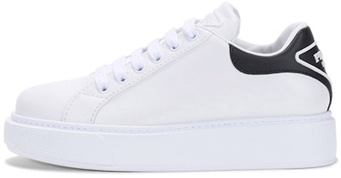 (Women) Prada Leather Low Top 'White Black Tail' 1E452M_3AVF_F0964_F_045 (Women) Prada Leather Low Top 'White Black Tail' 1E452M_3AVF_F0964_F_045