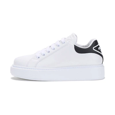 (W) Prada Leather Low Top 'White Black Tail'
