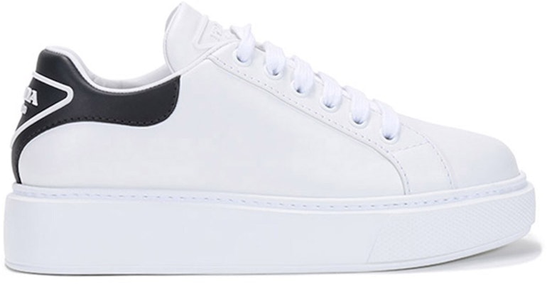 (Women) Prada Leather Low Top 'White Black Tail' 1E452M_3AVF_F0964_F_045 Order (Women) Prada Leather Low Top 'White Black Tail' 1E452M_3AVF_F0964_F_045
