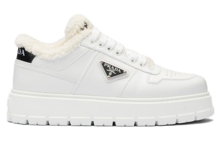 (W) Prada Leather Low-Top Sneaker 'White CMFT Casual' 圖 2
