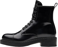 (Women) Prada Leather Martin Boots 'Glossy Black' 1T360M_055_F0002_F_050 (Women) Prada Leather Martin Boots 'Glossy Black' 1T360M_055_F0002_F_050