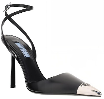 (W) 프라다 블랙 레더 뮬 (Prada Black Leather Mule) 1I922M_055_F0002_F_100 Shop (W) 프라다 블랙 레더 뮬 (Prada Black Leather Mule) 1I922M_055_F0002_F_100