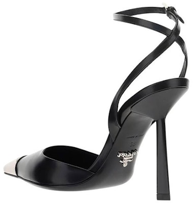 (W) 프라다 블랙 레더 뮬 (Prada Black Leather Mule) 1I922M_055_F0002_F_100 Purchase (W) 프라다 블랙 레더 뮬 (Prada Black Leather Mule) 1I922M_055_F0002_F_100