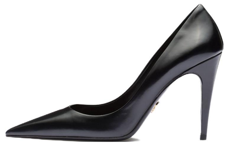 (Women) Prada Leather Mules 'Black Stiletto' 10cm 1I288N_055_F0002_F_A100