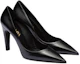Order (W) Mules en Cuir Prada ''Stiletto Noir'' Talon 10cm 1I288N_055_F0002_F_A100