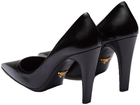 (Women) Prada Leather Mules 'Black Stiletto' 10cm 1I288N_055_F0002_F_A100 Lookbook (Women) Prada Leather Mules 'Black Stiletto' 10cm 1I288N_055_F0002_F_A100
