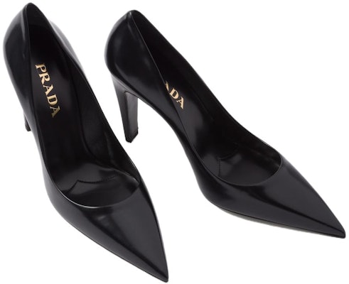 (Women) Prada Leather Mules 'Black Stiletto' 10cm 1I288N_055_F0002_F_A100 Shop (Women) Prada Leather Mules 'Black Stiletto' 10cm 1I288N_055_F0002_F_A100