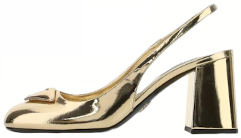 (Women) Prada Leather Open-Heel Slip-On 'Metallic Gold' 1I767M_F075_3AU1_F_0522 (Women) Prada Leather Open-Heel Slip-On 'Metallic Gold' 1I767M_F075_3AU1_F_0522