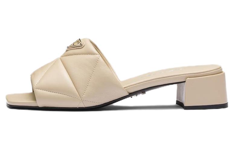 (Women) Prada Leather Open-Toe Slide Sandal 'Desert Beige' 1XX656_038_F0F24_F_035