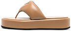 Buy (W) Sandales Prada en Cuir à Bout Ouvert et Brides ''Marron'' 1YZ043_2DL8_F098_F_035
