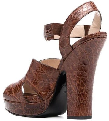 (Women) Prada Leather Open Toe Ankle-Strap Sandals 'Brown' 1XP555_5OU_F0005 Order (Women) Prada Leather Open Toe Ankle-Strap Sandals 'Brown' 1XP555_5OU_F0005