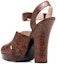 Order (W) Sandal Kulit Prada Terbuka Tali Buku Lali 'Coklat' 1XP555_5OU_F0005