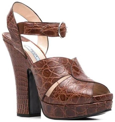 (Women) Prada Leather Open Toe Ankle-Strap Sandals 'Brown' 1XP555_5OU_F0005 Lookbook (Women) Prada Leather Open Toe Ankle-Strap Sandals 'Brown' 1XP555_5OU_F0005
