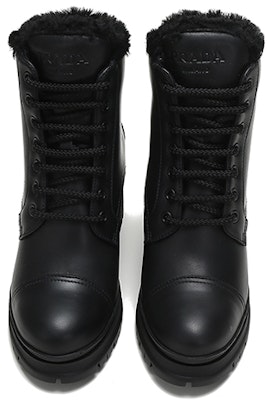 (W) プラダ ファー付 アンクルブーツ (黒) 1T584L_3KK9_F0002_F_ZF55 Shop (W) プラダ ファー付 アンクルブーツ (黒) 1T584L_3KK9_F0002_F_ZF55