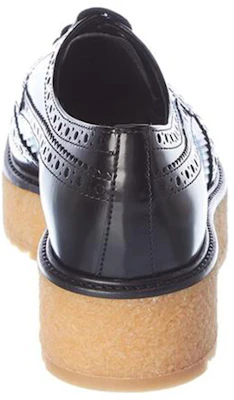 (W) Prada Leren Plateau Veterschoenen Loafers ''Zwart'' 1E254M_P39_F0632 Lookbook (W) Prada Leren Plateau Veterschoenen Loafers ''Zwart'' 1E254M_P39_F0632