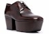 (W) Kasut Platform Kulit Prada 'Coklat' 1E722M_P39_F0038
