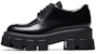 (W) Prada Monolith Kasut Derby Anak Lembu Berus 'Hitam' 1E708L_B4L_F0002_F_A055