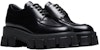 (W) Prada Monolith Kasut Derby Anak Lembu Berus 'Hitam' 1E708L_B4L_F0002_F_A055