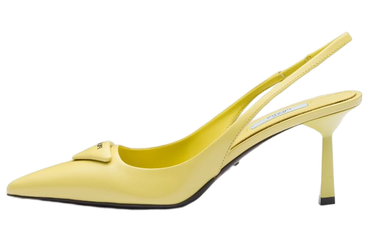 (Women) Prada Leather Pointed-Toe Stiletto 'Citron Green' 1I901M_055_F0322_F_075