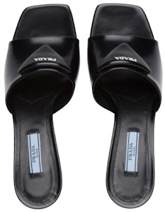 (W) プラダ スティレットスライド 6.5cm ブラック (Purada Sutiretto Suraido 6.5cm Burakku) 1XX590_055_F0002_F_065 Shop (W) プラダ スティレットスライド 6.5cm ブラック (Purada Sutiretto Suraido 6.5cm Burakku) 1XX590_055_F0002_F_065