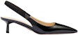 (W) Prada Kulit Stiletto Hujung Runcing 'Buckle Hitam' 1I190N_F045069_F0002