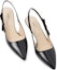Shop (W) Prada Kulit Stiletto Hujung Runcing 'Buckle Hitam' 1I190N_F045069_F0002