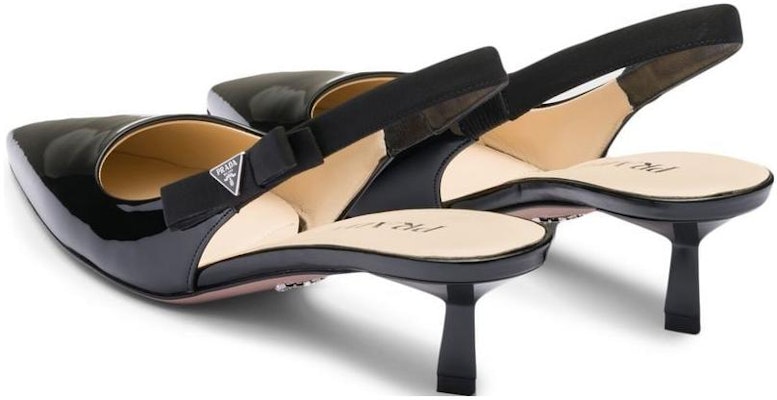 (Women) Prada Leather Pointed-Toe Stiletto Heels 'Black Buckle' 1I190N_F045069_F0002 Purchase (Women) Prada Leather Pointed-Toe Stiletto Heels 'Black Buckle' 1I190N_F045069_F0002