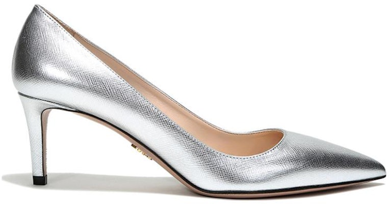 (Women) Prada Leather Pointed High Heels 'Silver' 1I834I_3A9S_F0118_F_065 Order (Women) Prada Leather Pointed High Heels 'Silver' 1I834I_3A9S_F0118_F_065