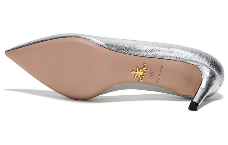 Details for (W) Escarpins Pointus en Cuir Prada ''Argent'' 1I834I_3A9S_F0118_F_065