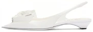 Buy (W) Prada Leren Puntige Neus ''Fashion White'' 1I317N_055_F0009_F_025