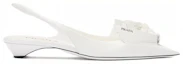 Order (W) Prada Leren Puntige Neus ''Fashion White'' 1I317N_055_F0009_F_025