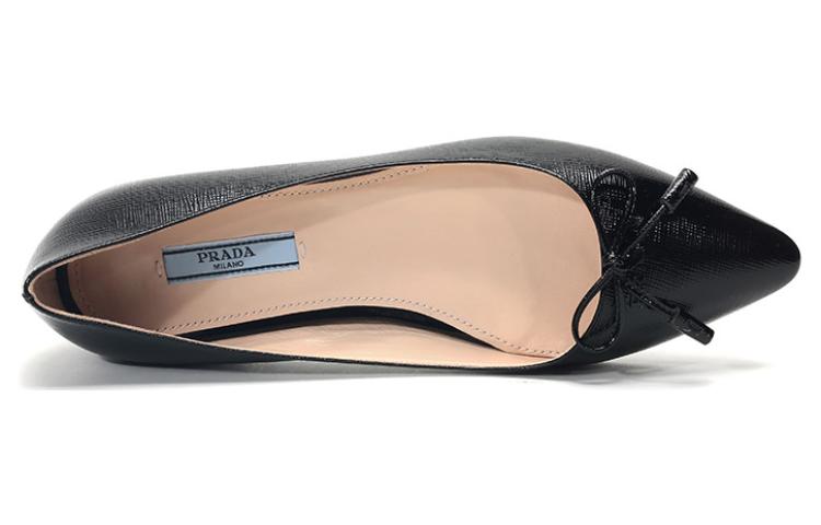 Purchase (W) Prada Leder Spitz Flats ''Schwarz'' 1F599L_3A9S_F0002_F_012