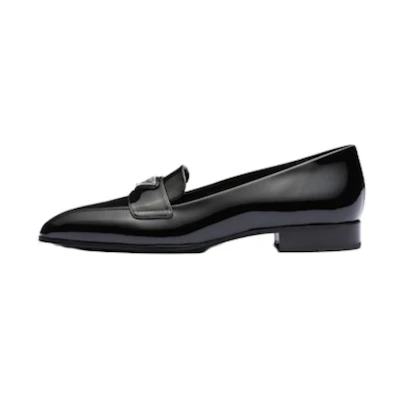 (W) Prada Leather Pointed Toe Flats 'Casual'