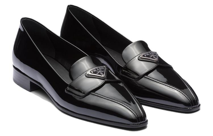 (W) Prada Leather Pointed Toe Flats 'Casual' 圖 2