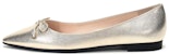 (W) Prada Kulit Flat Bertumit Tajam 'Limonit' 1F599L_3KGD_F0846_F_012